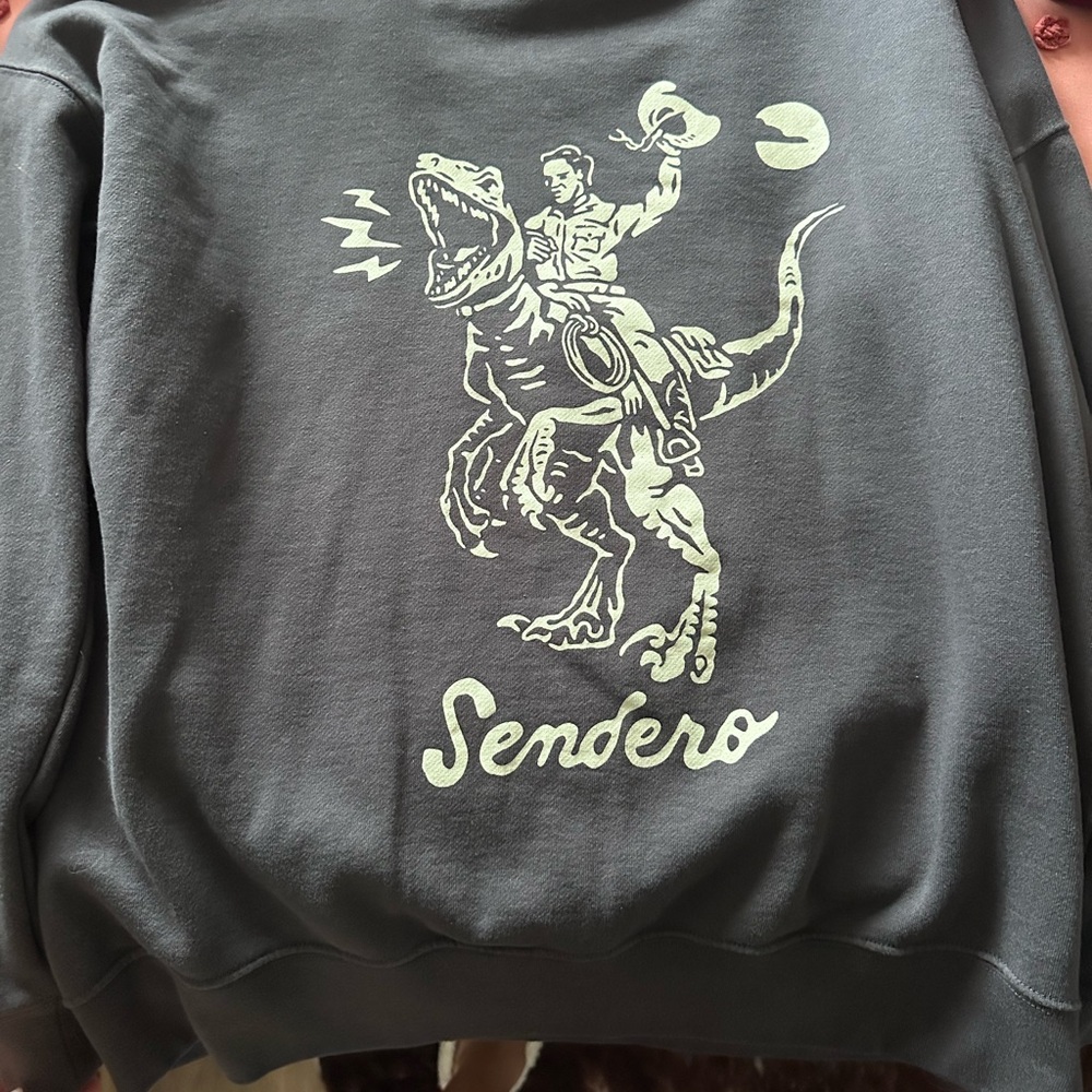 Gray Graphic Sweater